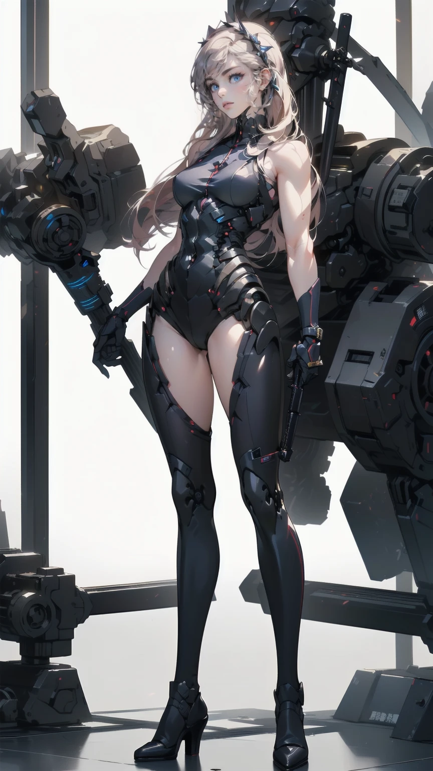 A sexy robot in high heels