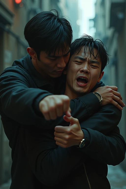 a zombie chasing a human, human's scared face, zombie biting the human, best quality, 4k, 8k, highres, masterpiece:1.2, ultra-detailed,klcc background . Malaysia. Malay people. Malay face.. realistic, photorealistic, photo-realistic:1.37, horror, dark, gritty, moody lighting, dramatic lighting, cinematic, intense colors, gloomy, ominous atmosphere, detailed zombie features, gruesome zombie biting, terrified human expression, detailed skin textures, sharp focus, physically-based rendering, extreme detail description, professional