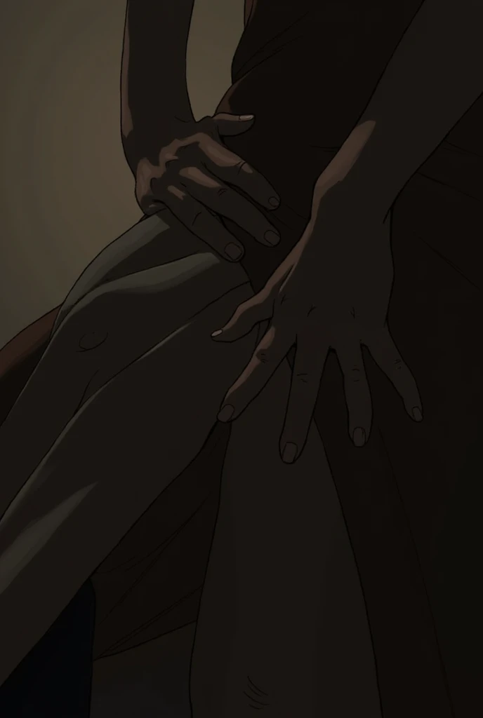 ((Best quality)), ((masterpiece)), (detailed), Gay sex between two guys, cum flowing through their hands