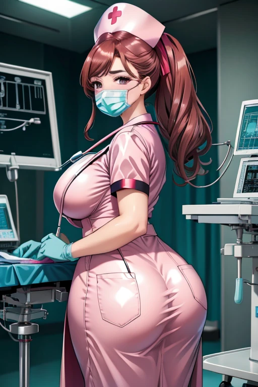 nurse uniform,hospital, latex nurse suit,nurses,busty,elbow gloves,labcoat,black hair woman,red eyes , gigantic ,medical instruments,asian nurse,two nurses,speculum,examination room,oversize ,big ass ,strap on, lay on table ,legs spreaded,giving birth,gyno chair , dentist,Milf,latex,red uniform,oversize breasts,diaper