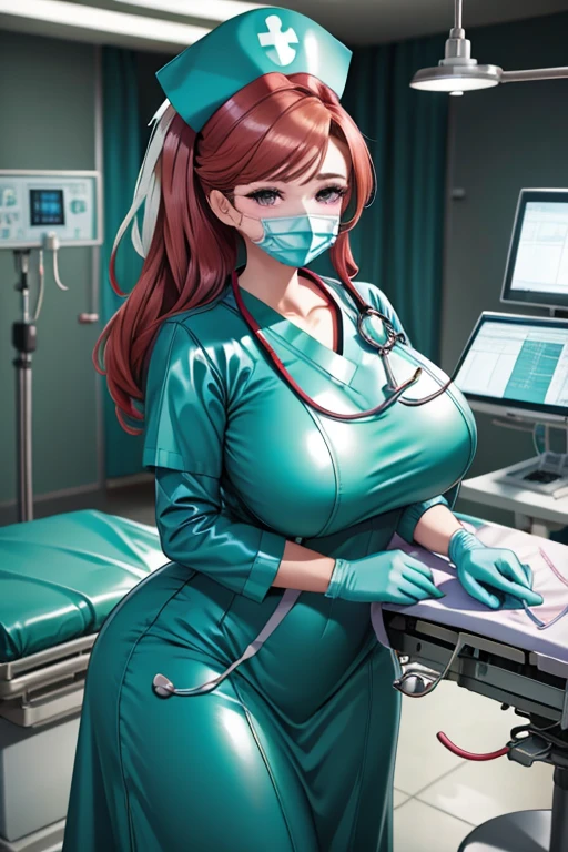 nurse uniform,hospital, latex nurse suit,nurses,busty,elbow gloves,labcoat,black hair woman,red eyes , gigantic ,medical instruments,asian nurse,two nurses,speculum,examination room,oversize ,big ass ,strap on, lay on table ,legs spreaded,giving birth,gyno chair , dentist,Milf,latex,red uniform,oversize breasts,diaper