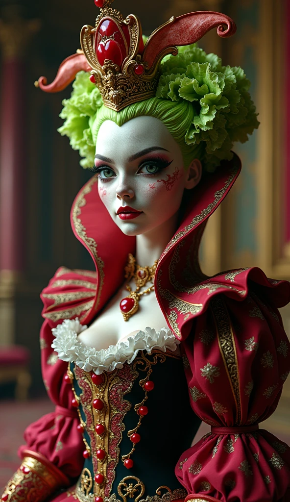 Queen of hearts makeup