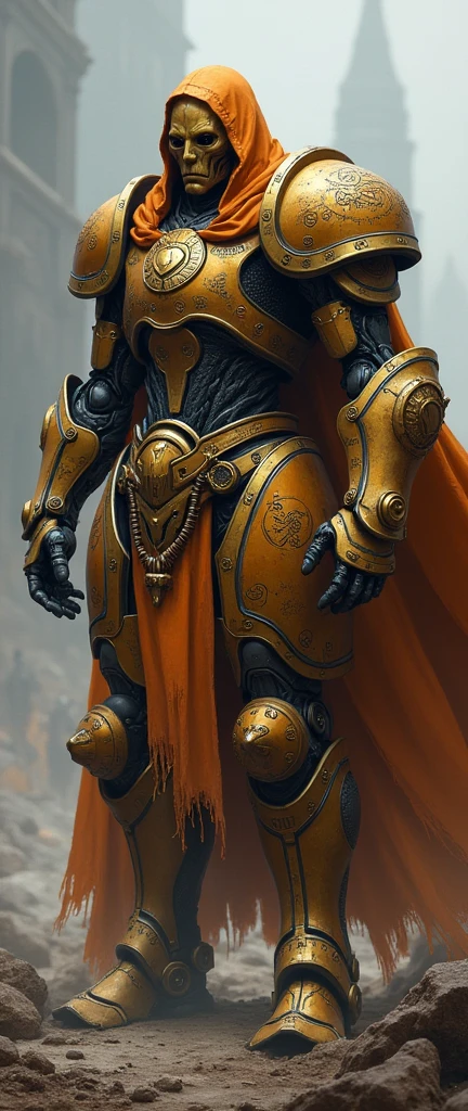 Puppy puppy, cute in golden armor, space