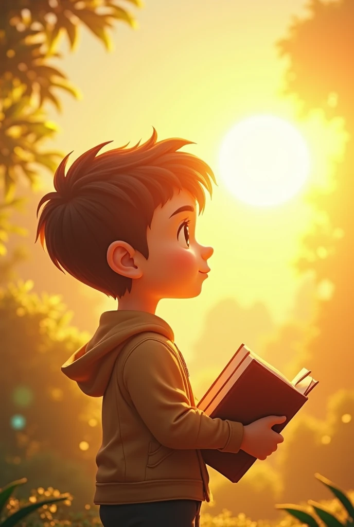 Create an AI image of Ignatian spirituality with school kid


