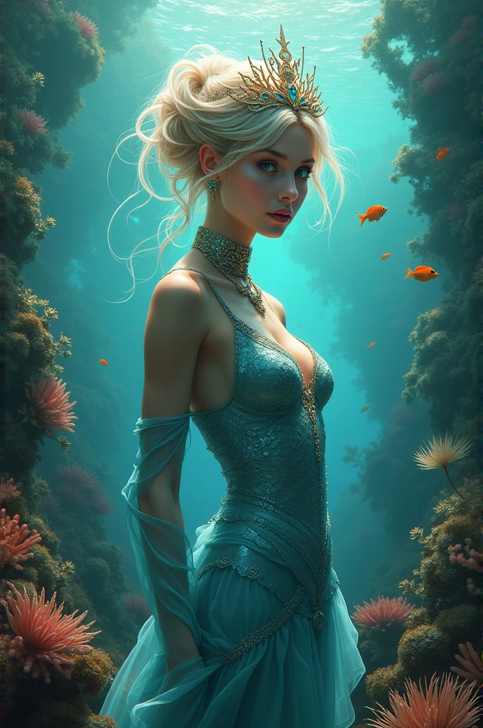 ultra realistic professional full body camera ((( sitting and wearing stary dress at night))) (photo 1028k qhd) by (James C. Christensen:1.2|Jeremy Lipking:1.1), (Dittmann Anna:0.3), (jiner:0.3), (mise au point nette:1.3) lndswgnr,High detail, instagram top model,blonde hair, beautiful detailed baby blue eyes, k eyes,(eye (eye makeup: 1.2) sleeping Pose of the Instagram model, perfect button nose, attractive lip shape has an upper-to-lower lip ratio of 1:2, perfect ivory skin confiant, (((anatomycally perfect 25 old ladie hand,finger, nail))),fille en forme Fille maigre et sexy, breast:1.2, anatomie parfaite, Perfect symmetry:1.2, Realstic position, realistic and gorgeous face:1.2, perfect face, highly detailled, happy, confident, ighting cinematic, Lighting scene, soft lights, instagram standing pose (((baby blue eyes,, Fille maigre et sexy, breast:1.2 perfect charming face, attractive lip and nose,((((8k))),((Extremely meticulous CG)) ,(wallpaper),16k,((Extremely refined and beautiful)),(((Masterpiece))),(((best qualtiy))),(((Ultra High Resolution))),beautiful light up,Perfect lightning,realistic shaded,((high resolution)),(Smooth and flawless fair skin:1.5),(pale skin:1.3),(Extremely exquisite facial details:1.2),(perfect body:1.1),(ultra-detailed),((A beautiful girl,solo)),(small head:1.2),(shoulder length straight bob hair:1.2),(Exquisite makeup:1.2),(small breasts:1.2),((slim,thin)),happy,(laughing:1.2),(crystal necklace:1.2),(sparkled dress:1.5),(night scene:1.5),(detailed background:1.5),(sitting in the shell:1.3),(arms behind back:1.3),(spread legs apart:1.3),(upper body:1.2),(from front:1.2),air bubbles,aquarium,bare legs,barefeet,bubbles blowing,coral,diving,dolphin,freediving,goldfishes,jellyfish,jewelry,light rays,ocean,sea shot,pearl,(gemstone),seaweed,sleeveless,splashing,starfish,submerged,,underwater,water drops,watercraft,waves,whale,,