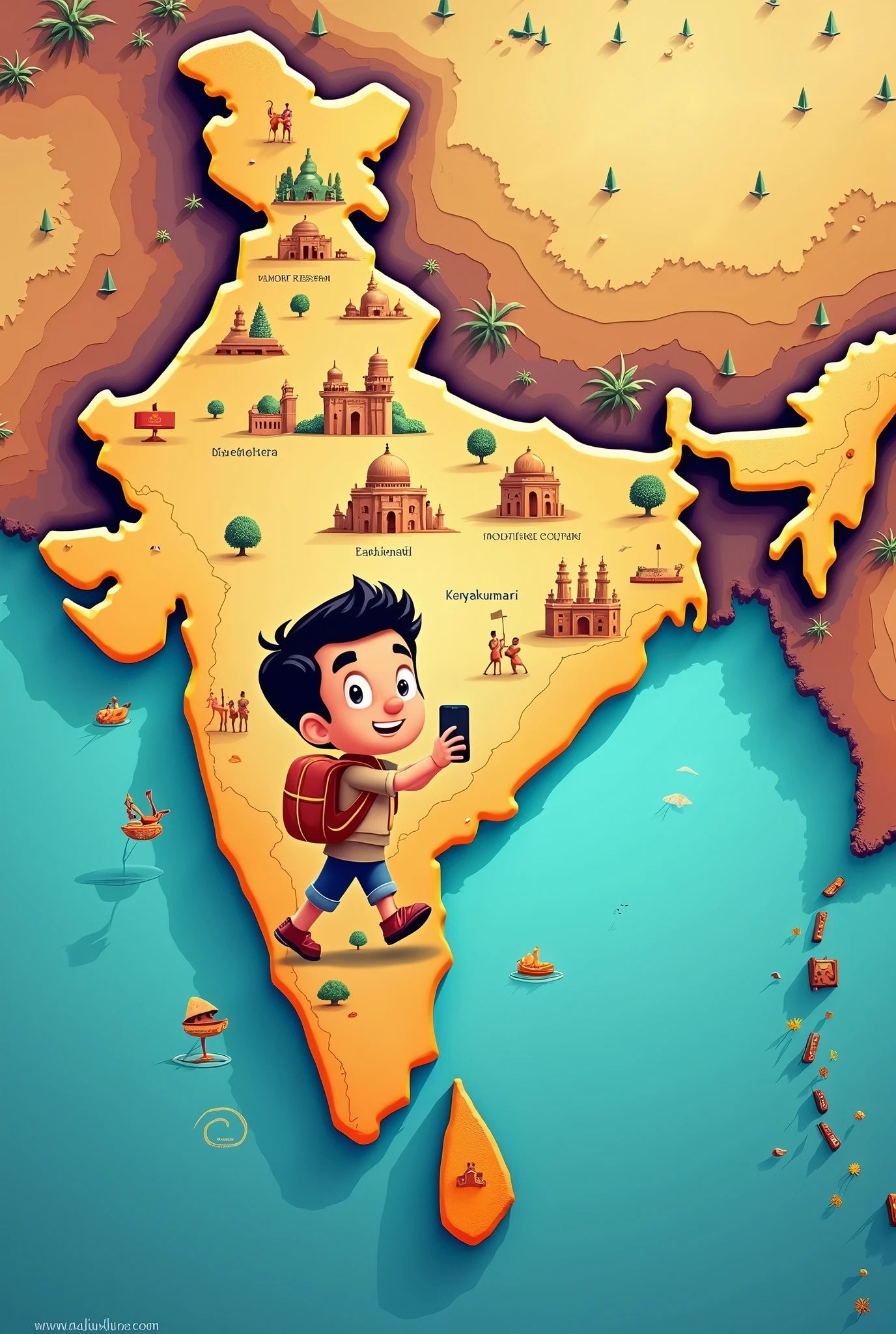 A creative poster with information about digital India with more simple like a human has made it 