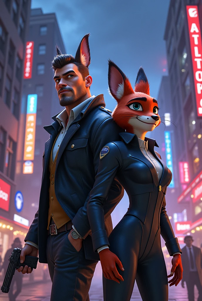 blue scarf, art by kenket