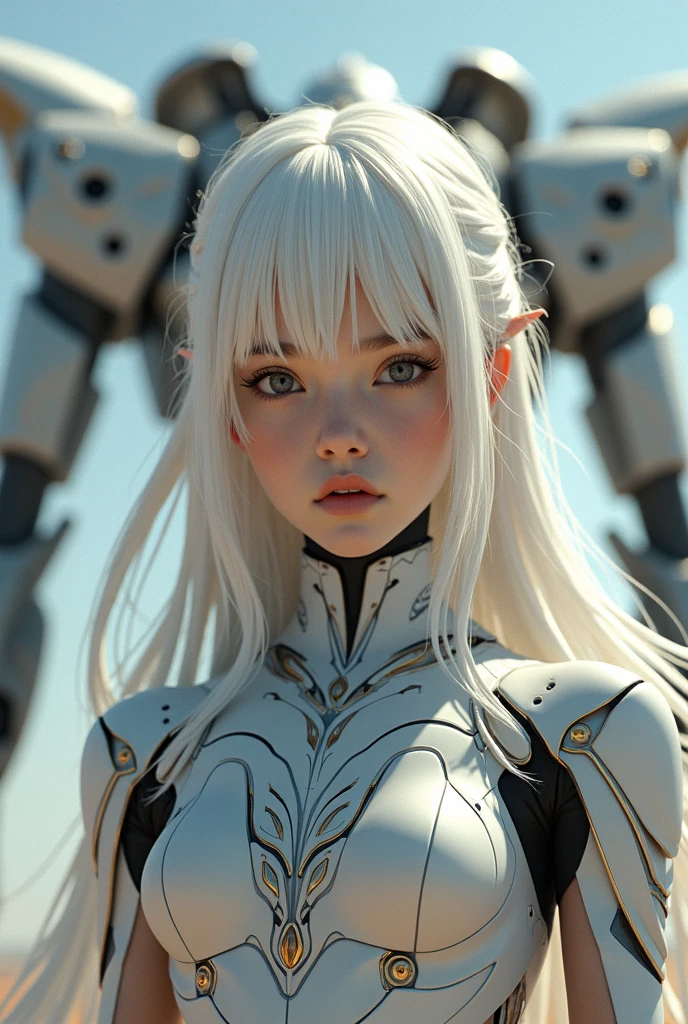 1girl, (long platinum blonde hair), (white skin), <lora:Concept_CTRobotv23:0.7> mechanical_parts, android, digital-eyes, blue eyes, android, cannyrobotstyle, score_9, score_8_up, score_7_up, score_6_up, score_5_up, score_4_up, <lora:GRIM_v1:1.5> chaotic, horror (theme), monochrome