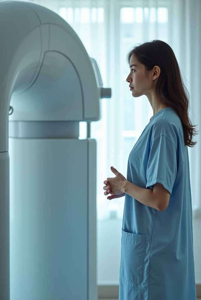 Create an image on the subject of mammography for the radiology career 