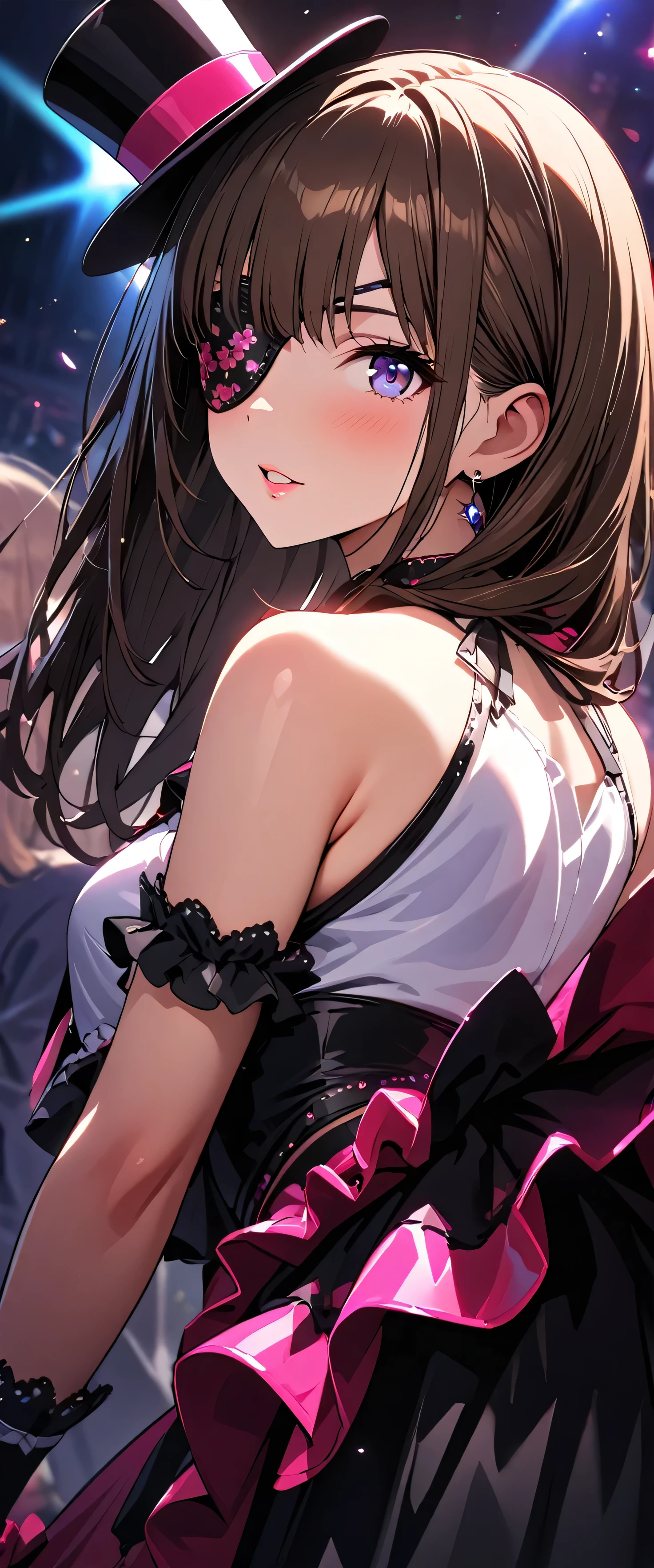 <lora:Waifu_Catcher:0.8> (((1girl))), (crane game), bare arms, against glass, dress, bondage