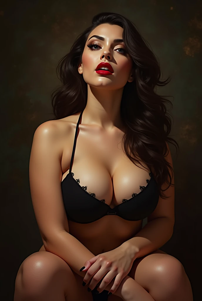 best quality, ultra hi res, entire body, photorealistic, a photography of a beautiful Italian woman, 18 year age, ultra pale skin, skinny fit body style, detailed face, black hair, (completely nude, shaved),on stage at a concert, hands in the air, (entire body in frame), seductive look, looking at viewer, holding hands with nude porn star Stoya
