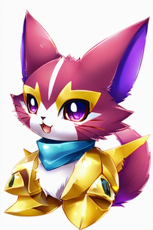 Female furry nice eyes cat digimon style 