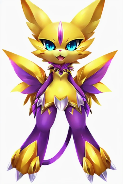 Female furry nice eyes cat digimon style 