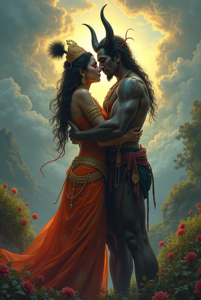 Shiv and mohini having sex while paravti helplessly watching