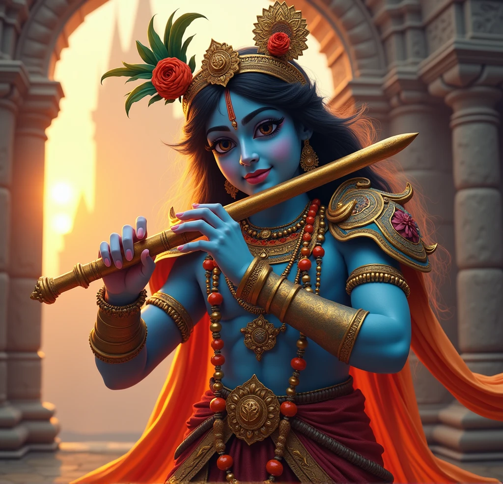 भगवान श्रीकृष्ण के जन्म की कथा बेहद रोचक और अद्भुत है। यह कथा त्रेता युग में घटित हुई, जब मथुरा नगरी पर अत्याचारी राजा कंस का शासन था। कंस, मथुरा का शक्तिशाली राजा था, लेकिन अत्यंत क्रूर और अधर्मी था। 

### भविष्यवाणी और देवकी-वासुदेव का विवाह:
कंस की बहन देवकी का विवाह वासुदेव जी से हुआ। विवाह के समय एक आकाशवाणी हुई, जिसमें कहा गया कि देवकी का आठवां पुत्र कंस का संहारक बनेगा। इस भविष्यवाणी से भयभीत कंस ने तुरंत ही देवकी और वासुदेव को कारागार में डाल दिया और निर्णय लिया कि वह उनकी सभी संतान को जन्म लेते ही मार डालेगा।

### कंस का अत्याचार:
कंस ने एक-एक करके देवकी की सात संतानों को जन्म लेते ही मार दिया। कंस ने अपनी सुरक्षा के लिए हर संभव प्रयास किए, लेकिन उसे यह ज्ञात नहीं था कि भगवान विष्णु स्वयं उसकी समाप्ति के लिए अवतरित होंगे।

### श्रीकृष्ण का जन्म:
देवकी के गर्भ से भगवान श्रीकृष्ण का जन्म अर्धरात्रि के समय, भाद्रपद मास की कृष्ण पक्ष की अष्टमी तिथि को हुआ। जब कृष्ण का जन्म हुआ, तो चमत्कारिक रूप से जेल के दरवाजे खुल गए, पहरेदार सो गए, और वासुदेव जी को निर्देश मिला कि वे नवजात कृष्ण को गोकुल में नंद बाबा और यशोदा के घर पहुंचा दें। वासुदेव जी ने कृष्ण को एक टोकरी में रखा और उन्हें यमुना नदी पार करके गोकुल पहुंचाया। वहाँ उन्होंने नवजात कृष्ण को यशोदा के पास छोड़ दिया और योगमाया को उठाकर वापस मथुरा लौट आए।

### गोकुल में कृष्ण का पालन-पोषण:
गोकुल में नंद बाबा और यशोदा माता ने श्रीकृष्ण का पालन-पोषण किया। कृष्ण बाल्यकाल से ही असाधारण शक्तियों के धनी थे। उन्होंने अनेक दैत्यों का संहार किया और गोकुलवासियों की रक्षा की। वे गोपियों के साथ रासलीला रचाते और गाय चराते हुए अनेक लीलाओं का प्रदर्शन करते थे।

### कंस की मृत्यु:
कृष्ण के युवा होने पर, कंस को पता चला कि मथुरा का संहारक जीवित है। उसने कृष्ण को मारने के लिए अनेक प्रयास किए, लेकिन अंततः भगवान श्रीकृष्ण ने कंस का वध कर मथुरा को उसके अत्याचार से मुक्त कराया।

श्रीकृष्ण का जन्म असुरों के विनाश और धर्म की स्थापना के लिए हुआ था। उनकी लीलाएं और उनके उपदेश आज भी हमें धर्म, प्रेम, और कर्तव्य का मार्ग दिखाते हैं। यही कारण है कि जन्माष्टमी का पर्व पूरे देश में धूमधाम से मनाया जाता है।