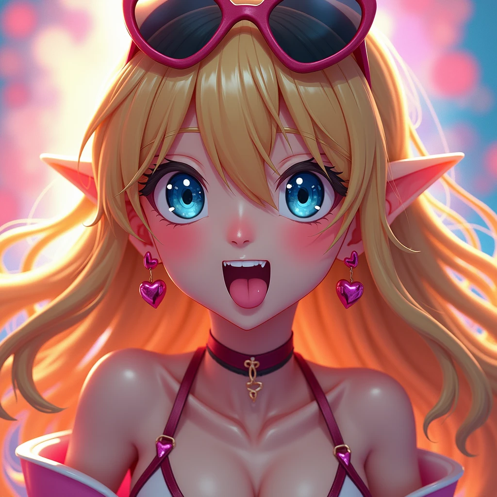  Rosalina, big breasts, lingerie
(((shiny hair, shiny skin) ((sticking out tongue)), (((saliva on breasts))), (((sweat breasts))),