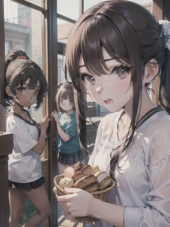 (((masterpiece, Best Quality)))，(((Three Girls)))，(((Three ***********s)))，((small:1.3))，Long eyelashes，浅Dark Skin, Very small young girl，Dark Skin，Brown hair in a double ponytail，非常にshort髪#1: short, Bangs，baby face，Round face，Big round eyes，Legs spread park，playground，Vibrant colors，(((Yuri)))，((orgasm))，，sweat，Green Hair，mini skirt，Upskirt，White simple panties，White knee-high socks，Girl hugging girl，cute，Out of breath，Thick, clear mucus on thighs，Sticky mucus on thighs，Open your mouth，Sticking out tongue，Thick, clear mucus，A little clear mucus，((small breasts))，(((Flat Chest)))，Thick, clear mucus on panties，Wet Panties，Clear mucus drips down my thighs，ing，Bedroom Eyes，Half-open eyes，Half-closed eyes，((Clear View))，((Best Quality))，((high detail))，Thick, clear mucus on panties，Dripping from panties，Obscene face，A little clear mucus on thighs，Dripping saliva，Sticky thighs，Obscene，Clear liquid on thighs，((Multiple Girls))，((Multiple people))，Exposing breasts，Hard nipples，Saliva trace，((Hugs))，((Kiss))，((nsfw))，((Not safe at work))，(nsfw) Not safe at work，same-sex love，Lesbian，Lesbian姉妹，Put your tongue on my thigh，Licking each other，Teasing each other，(Camel Toe)，(Camel Toe)，(small tongue)，(short舌)，((Dripping Panties))，female orgasm，Mischievous look，((No shirt))，((No.)))，((Tops))，Obscene，Licking panties, Licking the thighs，Exposing Thighs，((Bottomless)), Take off your clothes, Take off your skirt, Take off your shirt, Remove your bra