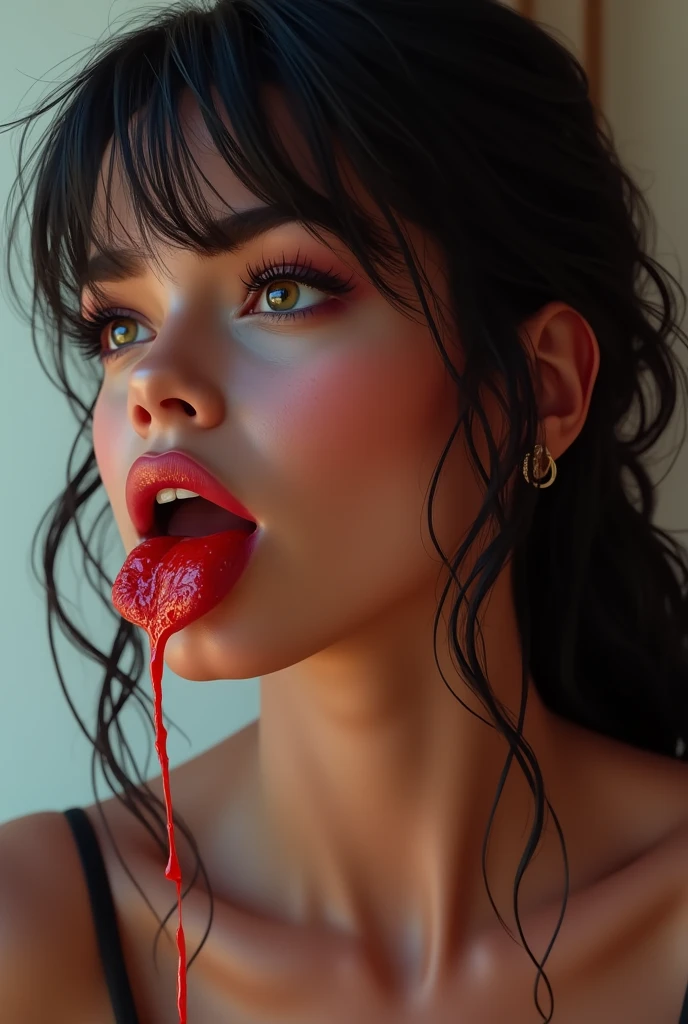 Miya Khalifa in cum eating
