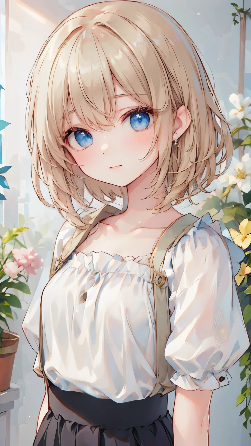 ((sfw: 1.4)), ((detailed face,  professional photography)), ((sfw, extra short hair, sidelocks-hair,  blond hair, Large, clear sky-blue eyes, earrings, 1 Girl)), Ultra High Resolution, (Realistic: 1.4), RAW Photo, Best Quality, (Photorealistic Stick), Focus, Soft Light, (()), (( (young face))), (surface), (depth of field), masterpiece, (realistic), woman, bangs, ((1 girl))
