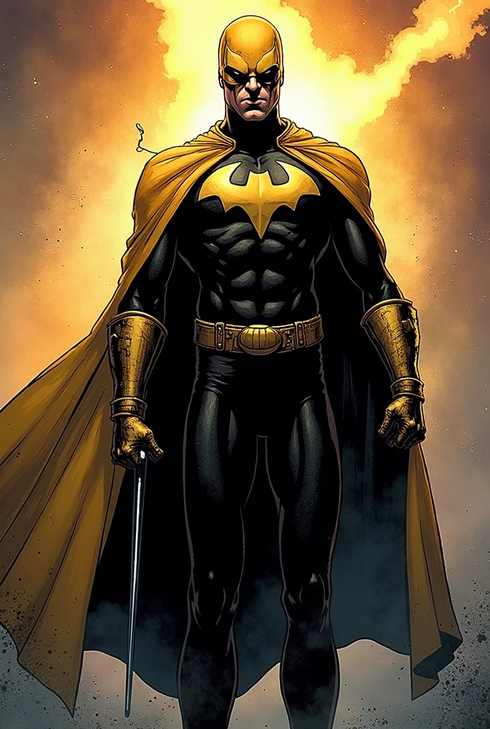 super scare black man, villain