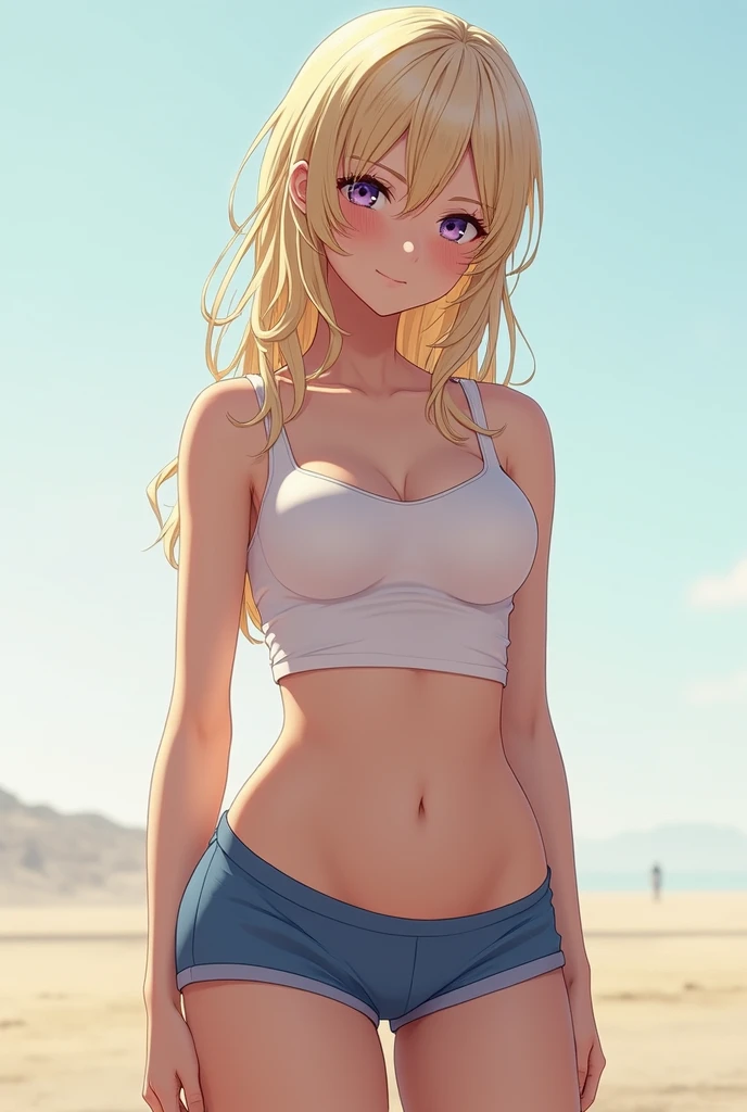 (1 woman:1.5,solo:1.5),
30 years old,
(very young woman:1.2),
(fit body:1.3),
(slender waist),
(slender leg),
perfect fingers,
nice hands,
perfect hands,
femenine hands,
good hands,
blurry background,
depth of field,
beautifully shaped nose,
break,
(shoot from front:1.35),
break,
(white theme:1.4),
break,
(choker)
bridal,
lace-trimmed,
see-through,
break,
earrings,
necklace,
(glamorous),
white-bikini,
break,
standing,
(arms behind back:1.3),
head tilt,
(side bent:1.5),
(upperbody:1.1),
break,
detailed eyes,
(beautiful green eyes:1.4),
model,
break,
extremely detailed hair,
(ponytail:1.5),
(long hair:1.3),
(straight hair:1.3),
shiny hair,
(blonde hair with light brown tips hair:1.3),
(blunt bangs),
break,
(MEDIUM HUGE BREAST:1.1),
(GIGANTIC HUGE HIP:0.6),
saggy breasts:1.2,
pendulous breasts,
realistic breast physics,
(hanging breasts),
break,
(pale skin:1.1),
(gleaming skin:1.3),
(sweat:1.1),
weat:1.3,
oily skin,
shamefull,
(blush,smile:0.8),
break,
(masterpiece),
(best quality),
(very high resolution),
(professional anime),
beautiful lighting,
super fine illustration,
insanely detailed,
beautiful detailed,
beautiful detailed face & eyes,
beautiful detailed body,
beautiful detailed skin,
8K,
beautiful girl,
pretty girl,
(depth of field:1.3),
break,
noon,
sunlight,
outdoors,
Kabeek Residencial,
Puerto Cancún,
Cancún, Q.R.,