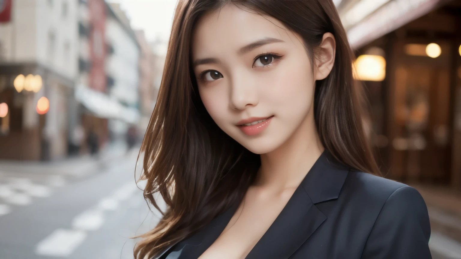 (1womanl), Beautiful, seducting smile, (Best Quality:1.4), (Ultra-detailed), (extremely detailed CG unified 8k wallpaper), Highly detailed, High-definition raw color photos, Professional Photography, Amazing face and eyes, makeup, (tempting look), (amazingly beautiful girl), ((Business Suit)), ((Mini skirt)), (Business shirt with wide open chest), (Spread your legs), (no panties:1.3), insertion, Seductive, (dim bedroom:1.3), candle, (View from below)