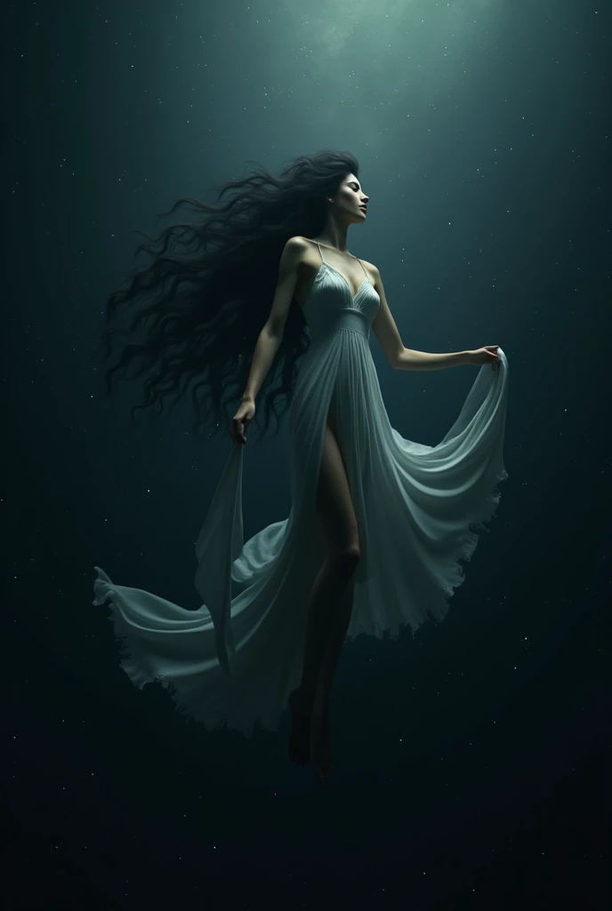 Create a dark version, Dark and ultra realistic DP sign of Aquarius