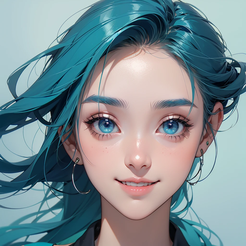 ((((masterpiece, best quality, high resolution)))), Extremely detailed 8K, Beautiful girl with voluptuous body, (Ultra HD, Ultra-detailed, Highly detailed, Highly realistic, Ultra-realistic, photograph realistic), (1girl:1.5), (), (l), (dynamic poses), (blushing red, embarrassed, smile), (hazel eyes, sharp eyes, sharp face, ), (), ((, blue hair ,bangs, blue hair, dark blue hair, blue hair, bangs, long hair, bangs, messy hair)) , ((, wind blow hair, wind blow hair, )), (beautiful detailed face, beautiful detailed eyes), ((naked, nude)), (), sweat, glow, (sunbeam, sunlight), ((cowboy shot)), (( dark background)), black background,