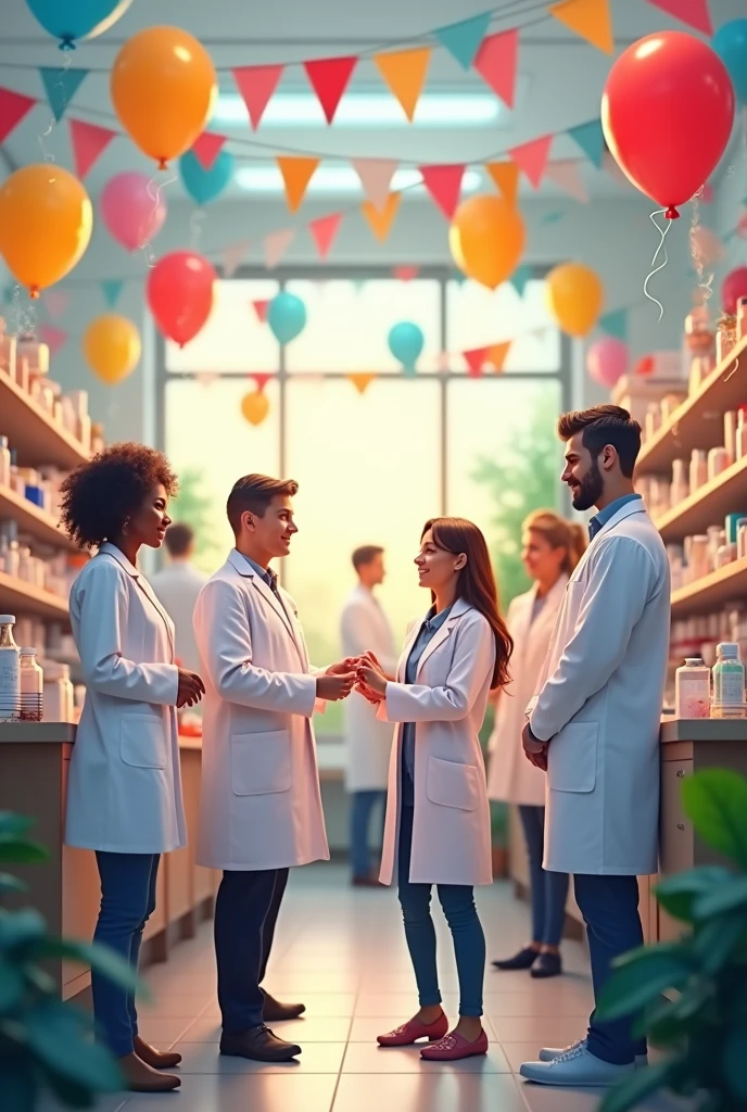 A picture of fun event for doctors 

