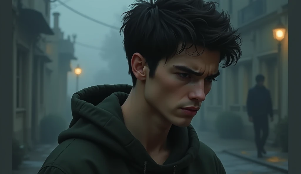 On earth, Eirik felt lost and angry..However, did not give up.  