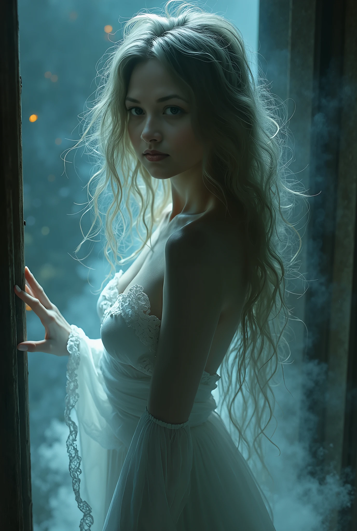 Ghost seeing Hair angry alone