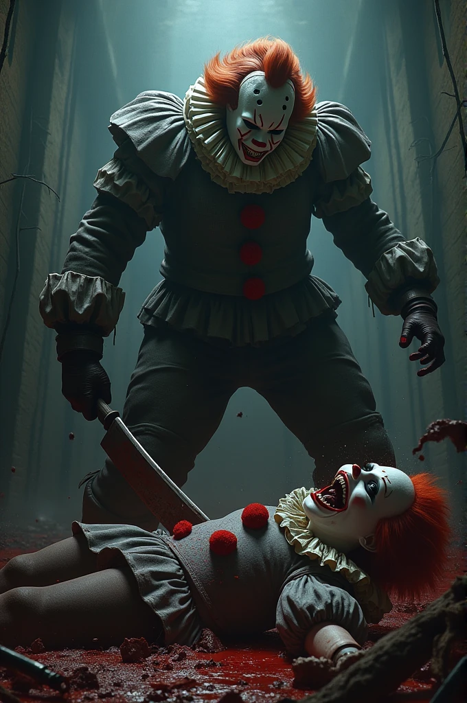 Art the clown killing some woman 
