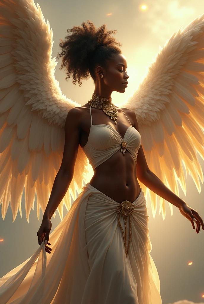 stunningly beautiful amazing details naughty 40 yo black woman stunningly beautiful nude showing pussy short buzz cut tomboy curly afro hoop earrings with angel wings