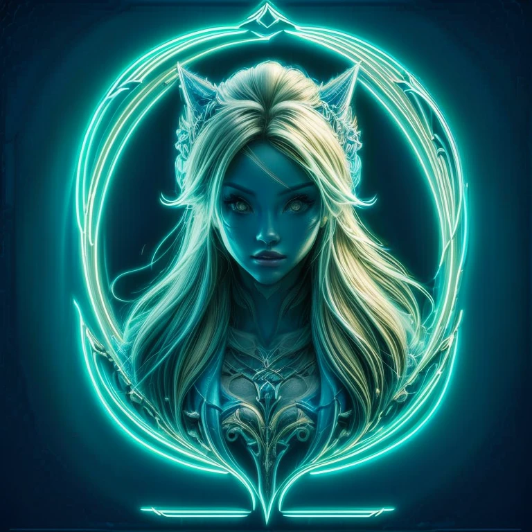 a beautiful 20 year old blonde woman with big messy hair in a blue dress, white stockings, black headband, cleavage, fantasy art style, rossdraws cartoon vibrant, alice x. zhang, alice in wonderland cyberpunk, cute detailed digital art, colorfull digital fantasy art, digital fantasy art ), glossy digital painting, rossdraws pastel vibrant, rossdraws 2. 5, rossdraws 1. 0