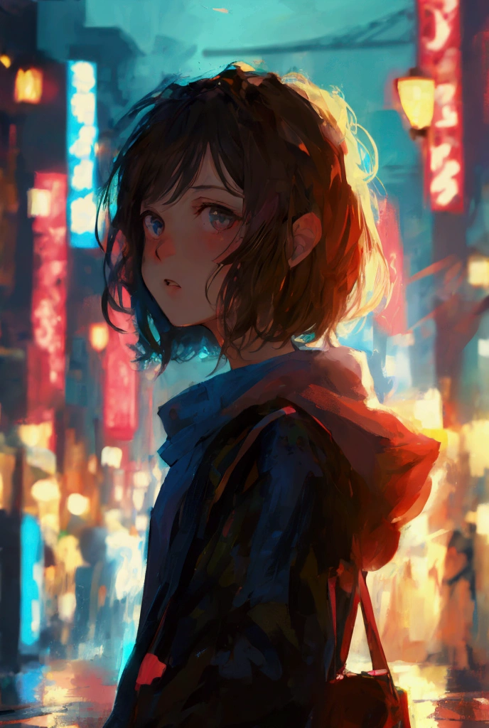 Girl in City 