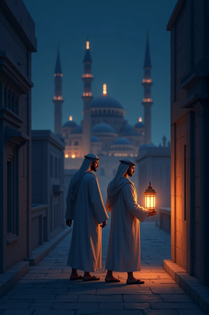 illustration of the Eid al-Fitr celebration, there is a happy father and son walking towards the mosque, the atmosphere in the morning, with morning sun, morning lighting, cinematic, ultra realistic, Canon camera, cinematic lighting, drone view, the mosque looks sacred, , anime style , anime style 4 k, inspired by Josan Gonzalez, anime art wallpaper 4k, anime background art, anime art wallpaper 4 k, inspired by Liam Wong, , hd anime cityscape, anime style cityscape, jakarta anime scene, there is a Monas monument visible, anime style 4 k, inspired by Josan Gonzalez, anime art wallpaper 4k, anime background art, anime art wallpaper 4 k, inspired by Liam Wong, japanese street, dreamy chinese town, hd anime cityscape, tokyo - esque town