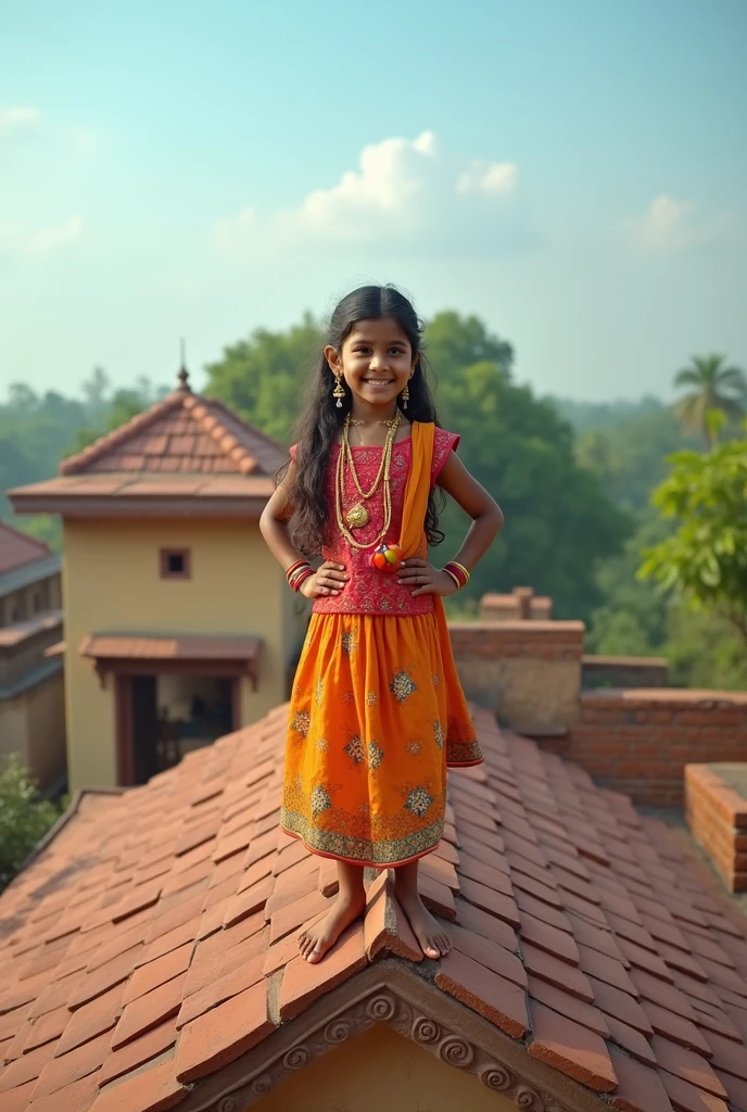 Indian girl lifting up skirt with there hands from the bottom showing there vigina