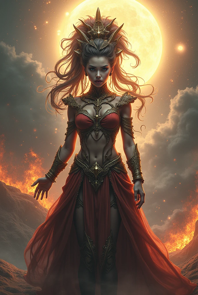 Cover image for a music album called "angry hungry goddess"