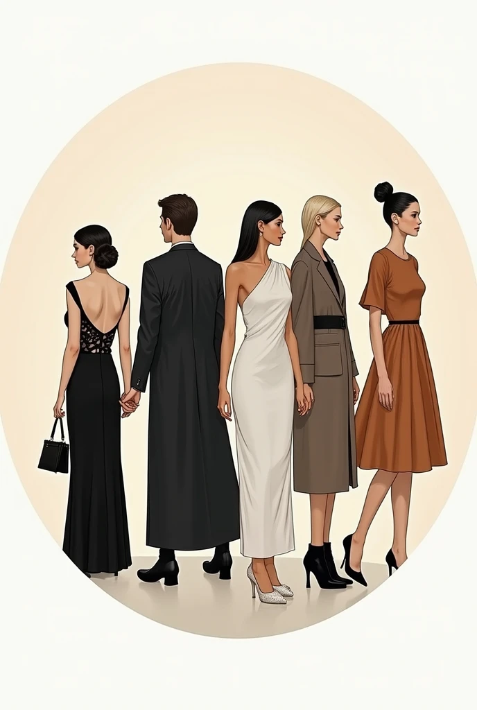 Create a poster advertising to attend a fair on September 4, 2024. The place is called Èclat D&#39; moda. This is a clothing stand. ,I want the poster to be elegant and not too complicated, something simpler 