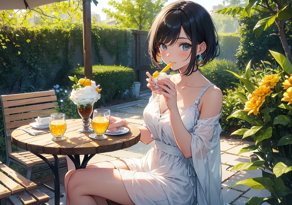 Maximum shade and humidity、Masterpiece、Official Art、The best composition、Girl sitting inside a soap bubble、