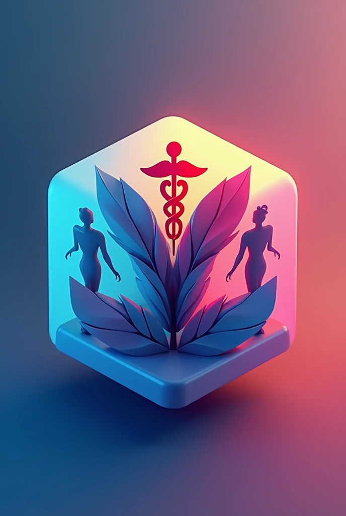 2d logo, glauber piva, medical cross icon, bandage, nurse_man silhouette, aggressive lines, dynamic colors, vibrant palette, blue green red, modern typography, monogram, 4k uhd, minimalist, high detail, masterpiece, more detail, enhnaced, POAKL