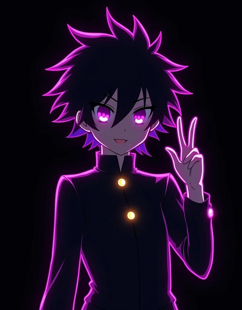 (((8K))), black anthropomorphic cat, purple eyes, ((glowing purple markings)), ((purple aura)), flat chested, ethereal, void, voidling, magical, demonic, glowing aura, shadowy, excited expression, happy, curious aloof expression