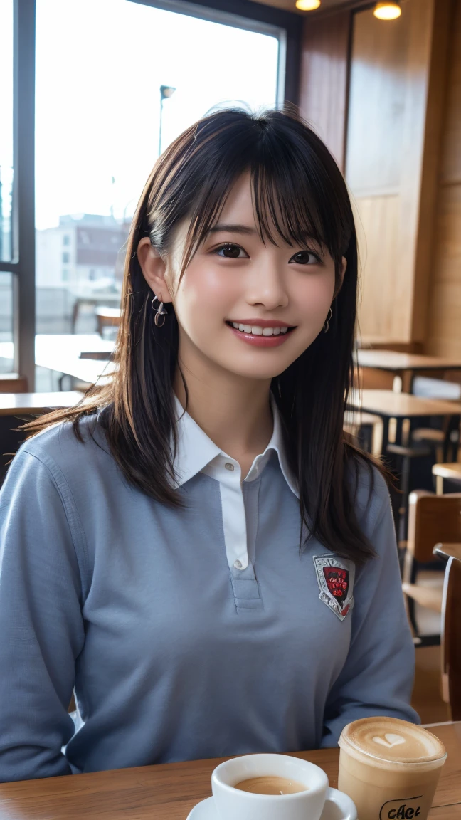 Pure young Japanese school girl, outstanding body, wearing uniform, socks, sneakers, no makeup, natural black hair styles, sexual attractive, sweet smile, sitting in traditional garden, professional portrait photography,