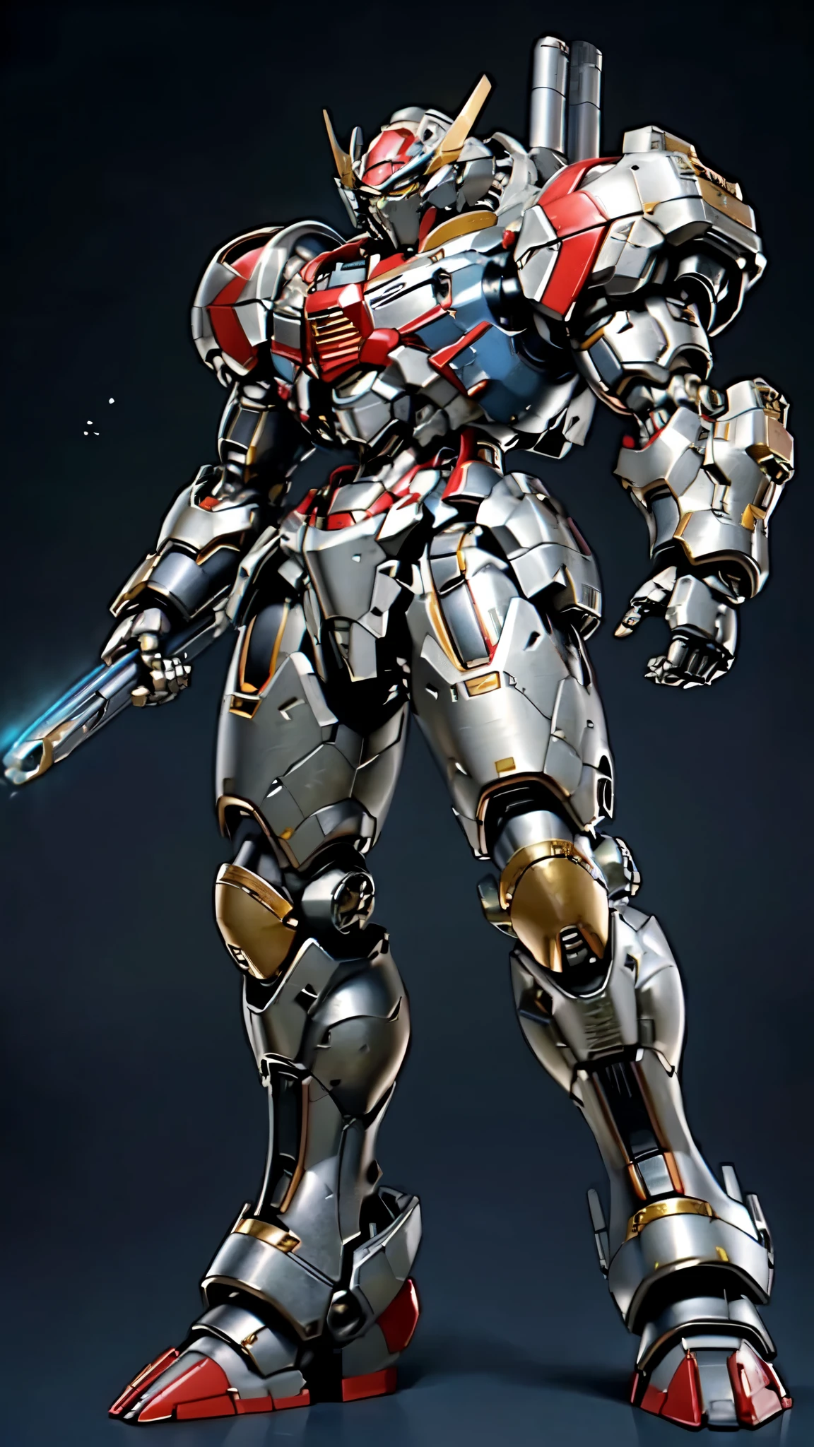 (masterpiece:1.5, best quality:1.5, extremely delicate:1.5), (male:1.5), humanoid Mecha, fully enclosed shoulder guards, matching arm and leg guards, full body, full armor, the design balances heavy with agility, (the color scheme is primarily Blue with Yellow and White accents, the concept Inspired by Super Robot, SRS), organic biotech armor, standing, floating high above the futuristic sci-fi city, exquisite and mature art style, (aura effect, glowing eyes, the armor glows), metallic, dramatic, high definition, highres, ultra-detailed, ultra-fine painting, professional, perfect body proportions, anatomically correct, symmetrical face, extremely detailed eyes and face, high quality eyes, creativity, RAW photo, UHD, 32k, Natural light, cinematic lighting, masterpiece-anatomy-perfect