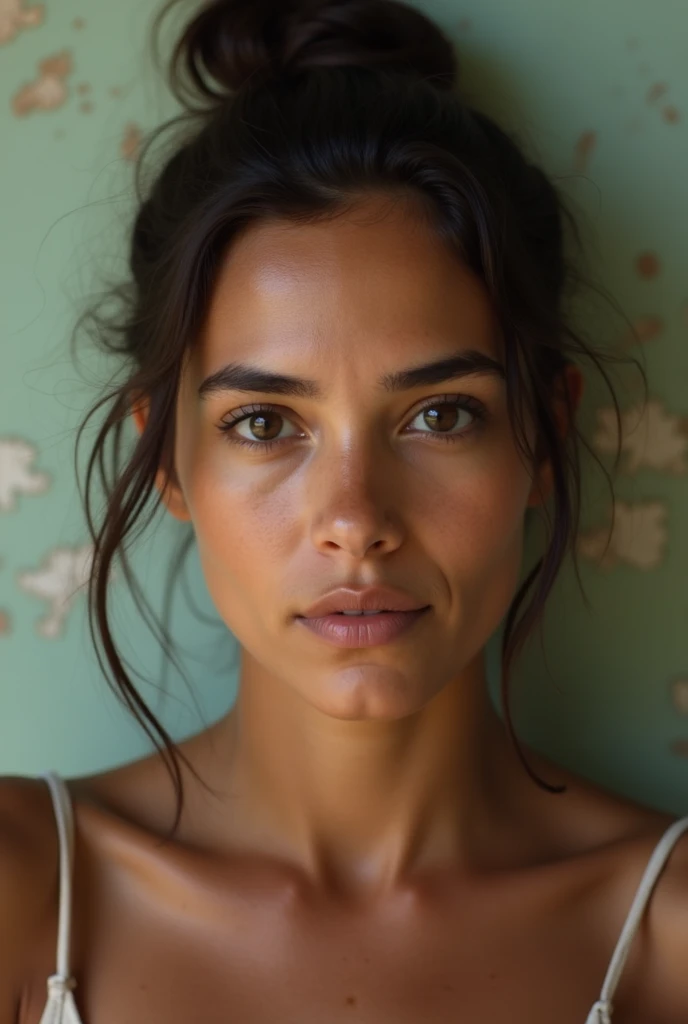 gorgeous young woman, ripped fabric, beautiful face, sunlit, in attic, covered in flowers and petals, godrays, cozy, wet skin, morning dew, backlighting, hazy, golden hour, morning light, erotic mood, alone, countryside, shy, masterpiece, best quality, ultra-detailed, solo, smoke, shadows, contrast, close-up, cinematic light, side lighting, ultra high resolution, best shadow, RAW, 4k, sexy