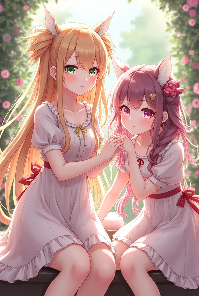 Two lovely bird sitting together
