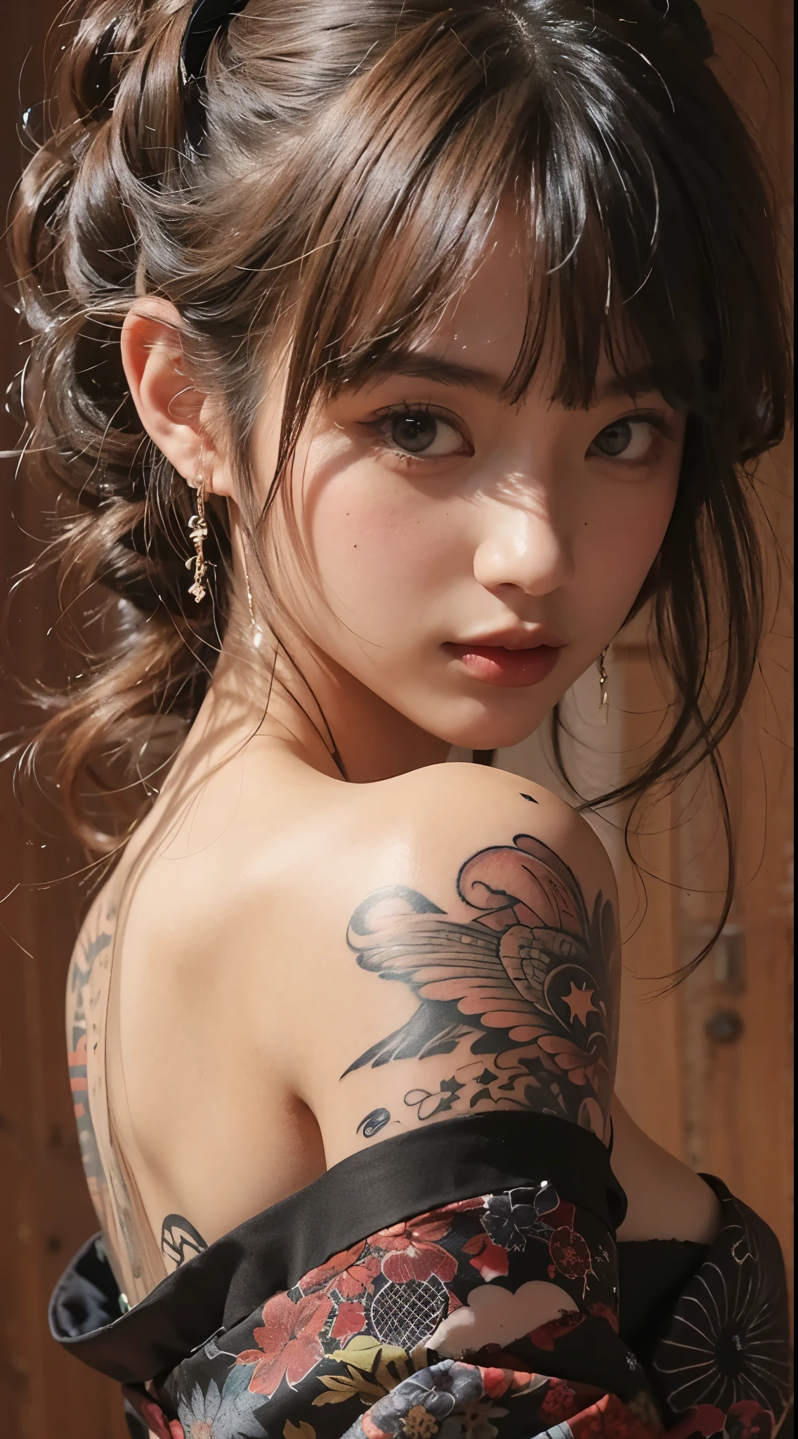 The seductive tattoos of these beauties are、a person々Fascinated、It expresses their soul.。(((In the moonlight)))、They are more beautiful、Shines more mysteriously。are visible。　Beautiful areola visible。the skin is wet　Oily skin、

In this photo book、The charming appearance of beauties with artistic tattoos is captured。Their uniqueness and beauty、It feels like it's overflowing from the photo。

Their tattoos are、Each tells a different story。They、To express yourself、Working with tattoo artists、We have created our own design。Each tattoo has、It reflects their personalities and experiences。

In the moonlight、They shine beautifully。Every time I flip through a photo book、You will be intoxicated by the magic emitted from their tattoos.。This photo book is、Through the power of the art of tattooing、It conveys the charm of beautiful women.。