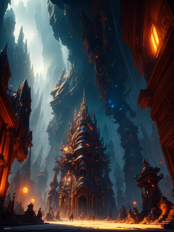 masterpiece, best quality, (extremely detailed CG unity 8k wallpaper), (best quality), (best illustration), (best shadow), absurdres, realistic lighting, (Abyss), beautiful detailed glow, art by PeterMohrBacher,