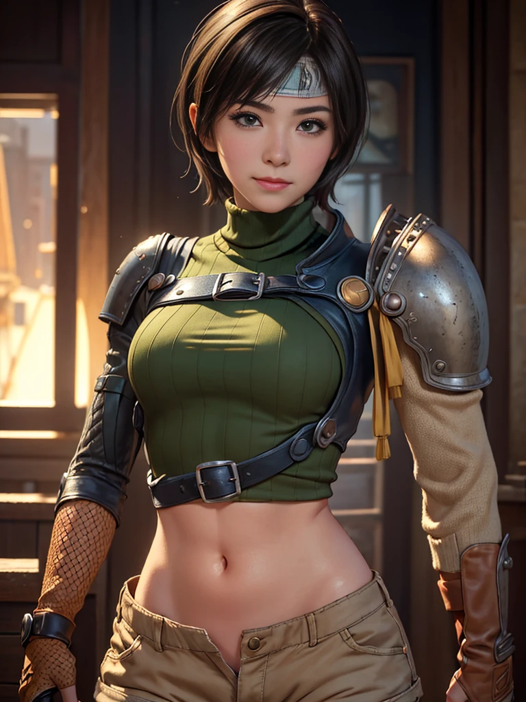 (masterpiece, best quality:1.4), (full body:1.5), (standing:1.2), 1girl, solo, (european youth:1), jessie rasberry, headband, armor, blue bodysuit, belt, fingerless gloves, green pants, boots, full body, looking at viewer, sexy smile, beautiful face, highly detailed face, highly detailed skin, skin pores, in a metallurgy fabric, subsurface scattering, realistic pupils, small breast, full face blush, full lips, detailed background, depth of field, volumetric lighting, sharp focus, absurdres, realistic proportions, good anatomy, (realistic, hyperrealistic:1.4), 16k hdr,