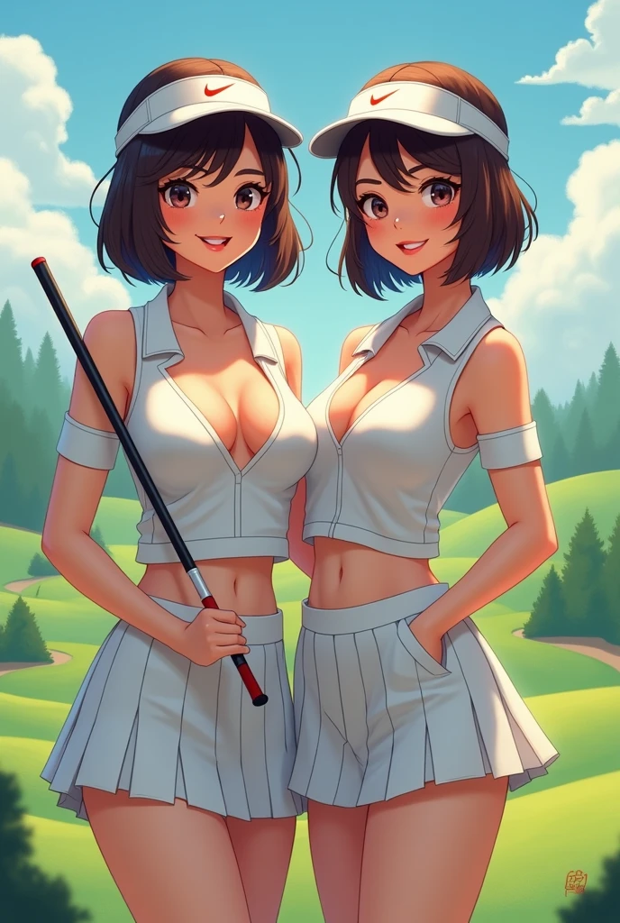 masterpiece, best quality, best detail, best proportion, best anatomy, best face, blush, best shaped breasts, very large breasts, ((full nude):1.5), (nsfw:1.1) , cameltoe, ((girls playing golf):1.4), ((During a golf match):1.2), ((14 year old japanese lowteen):1.3), ((half body shot):0.9), view from below, sadly, tears, crying, (she is cumming now!), blush, (in a golf course (background)), (pubic hair), very wet,((full nude):1.5), Classical art portrait painting, (Academic Art), by John William Waterhouse